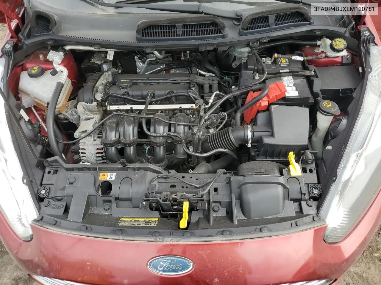 2014 Ford Fiesta Se VIN: 3FADP4BJXEM120781 Lot: 63207515