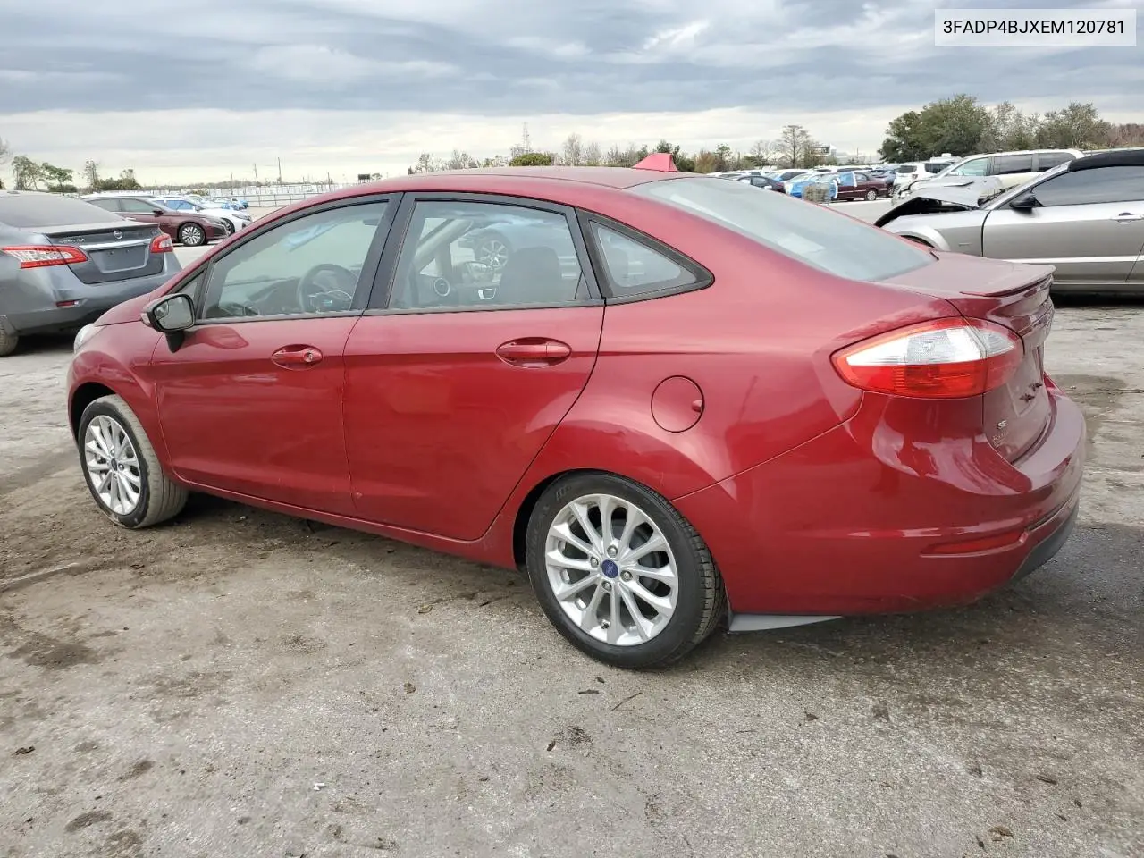 2014 Ford Fiesta Se VIN: 3FADP4BJXEM120781 Lot: 63207515
