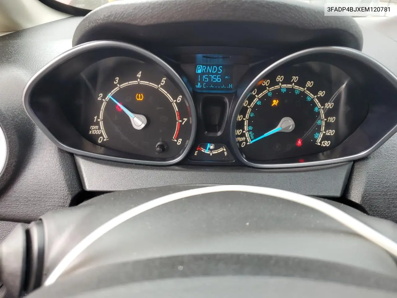 2014 Ford Fiesta Se VIN: 3FADP4BJXEM120781 Lot: 63207515