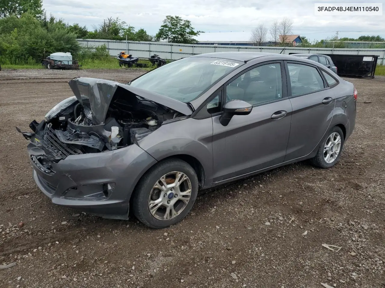 2014 Ford Fiesta Se VIN: 3FADP4BJ4EM110540 Lot: 63219105