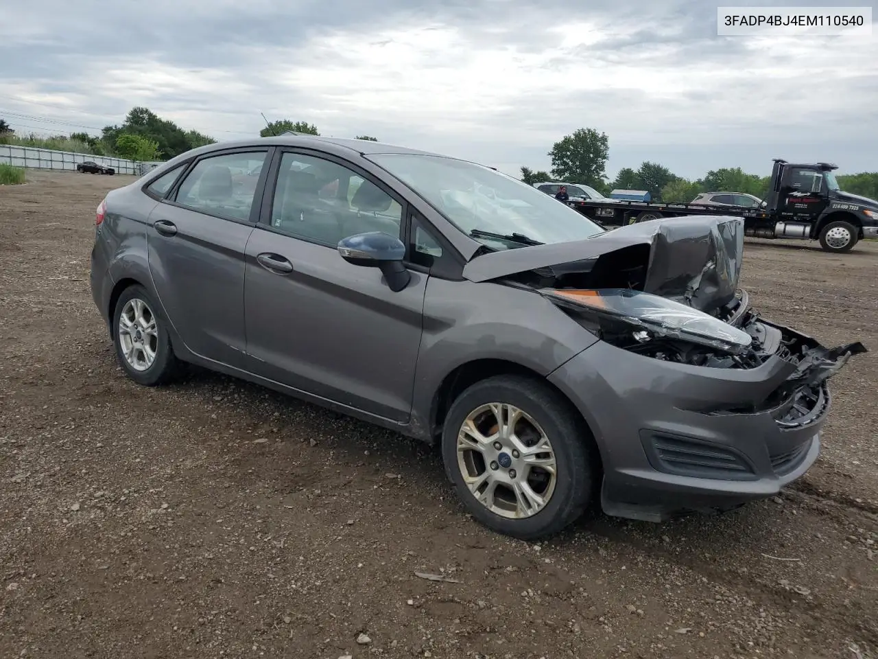 2014 Ford Fiesta Se VIN: 3FADP4BJ4EM110540 Lot: 63219105