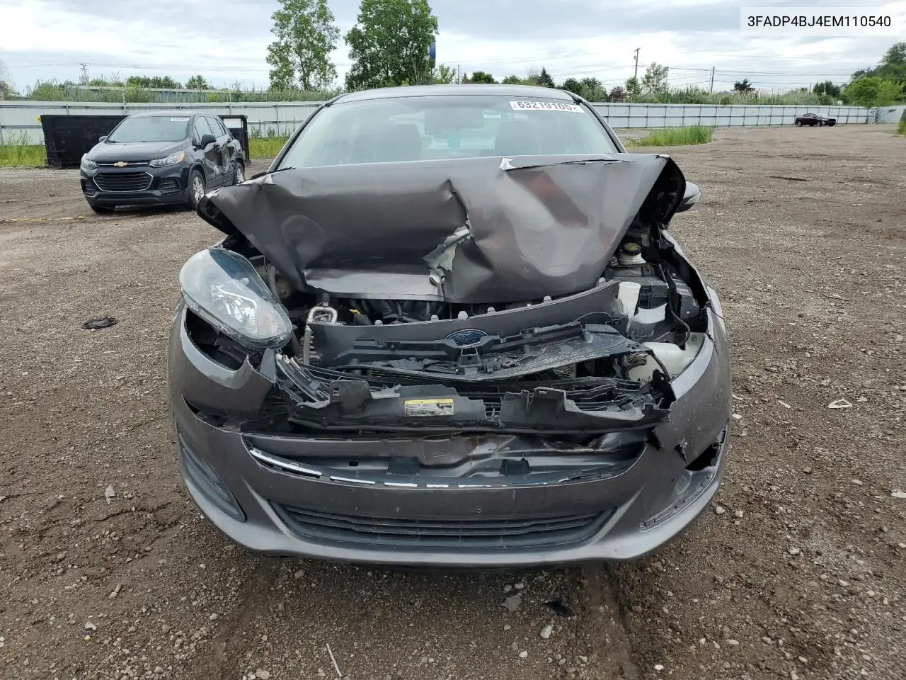 2014 Ford Fiesta Se VIN: 3FADP4BJ4EM110540 Lot: 63219105