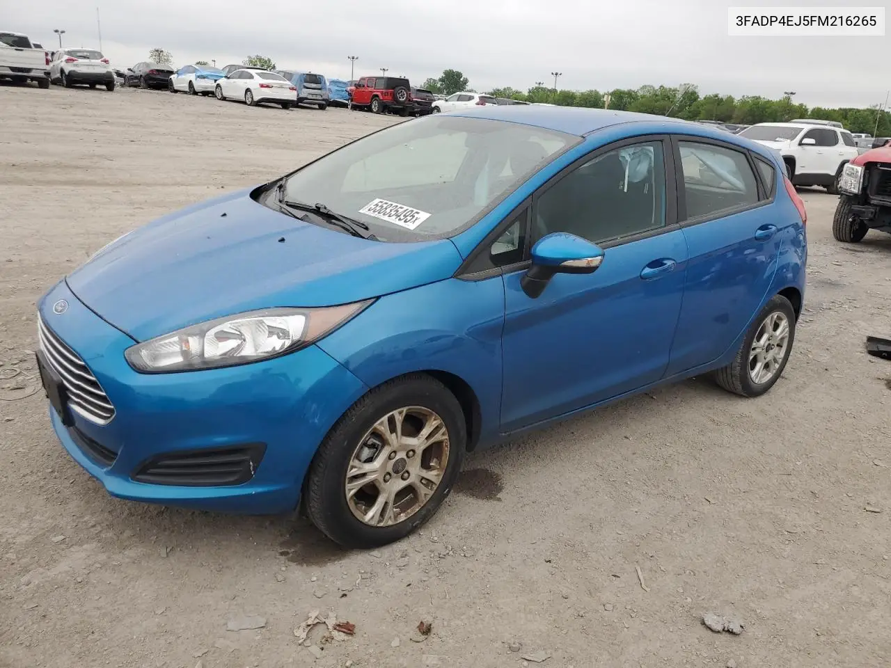 2015 Ford Fiesta Se VIN: 3FADP4EJ5FM216265 Lot: 55835495