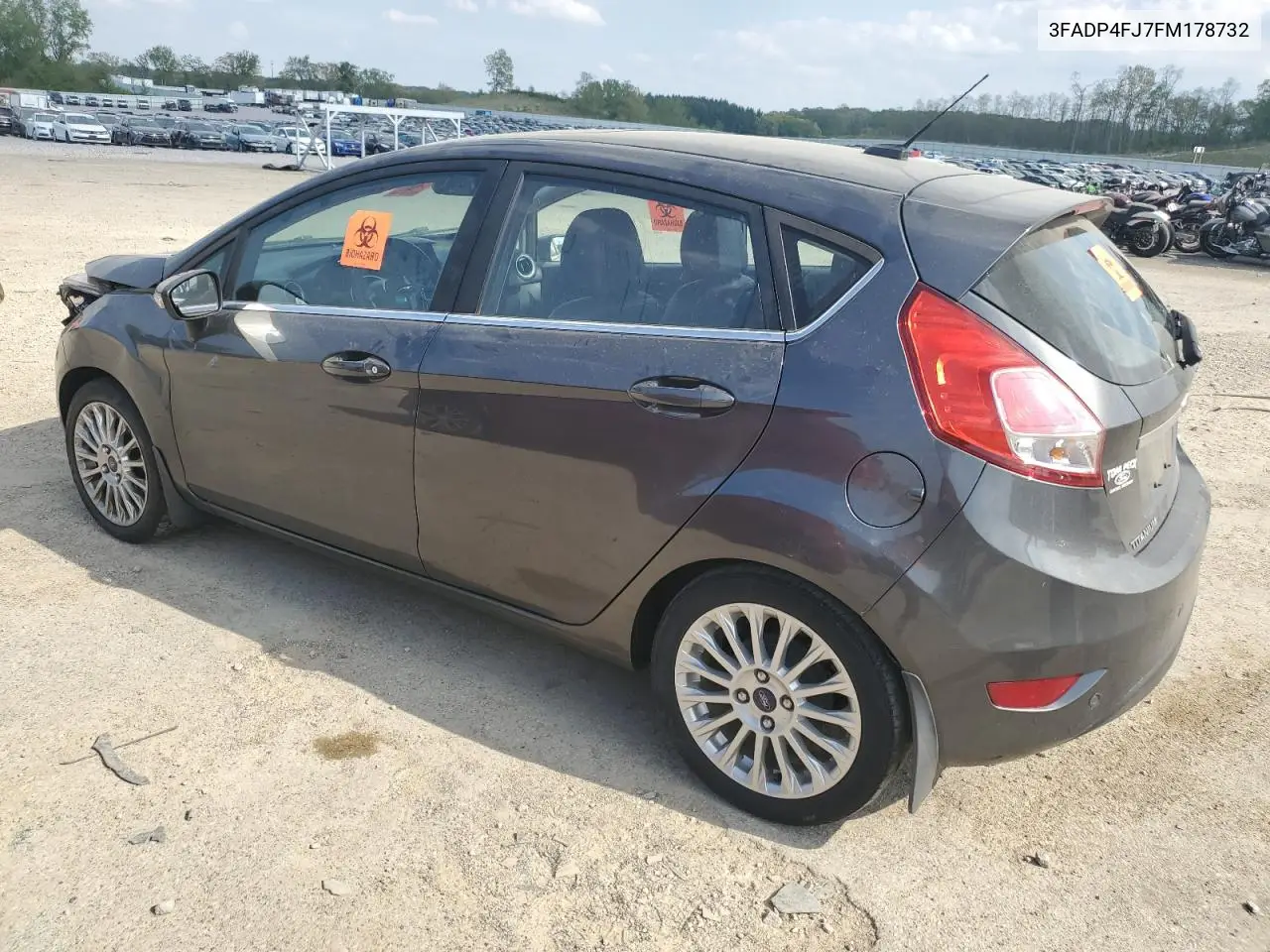 2015 Ford Fiesta Titanium VIN: 3FADP4FJ7FM178732 Lot: 56923025