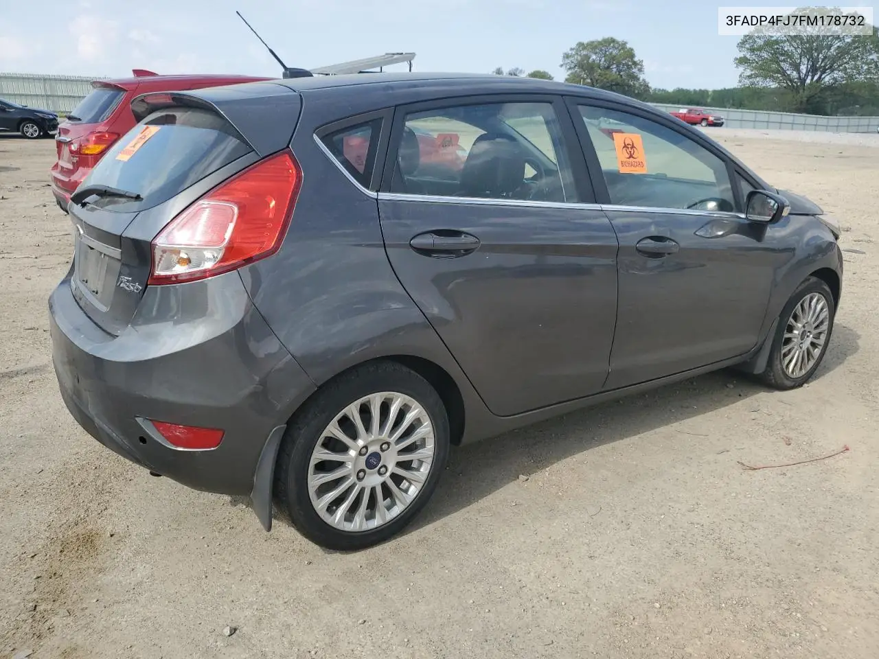 2015 Ford Fiesta Titanium VIN: 3FADP4FJ7FM178732 Lot: 56923025