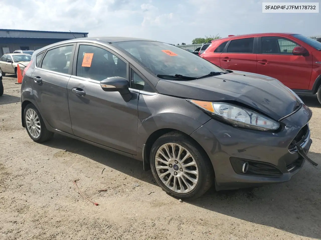 2015 Ford Fiesta Titanium VIN: 3FADP4FJ7FM178732 Lot: 56923025