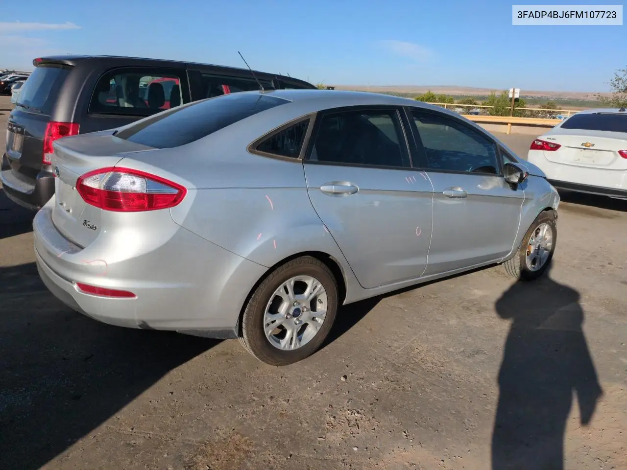 2015 Ford Fiesta Se VIN: 3FADP4BJ6FM107723 Lot: 56938045