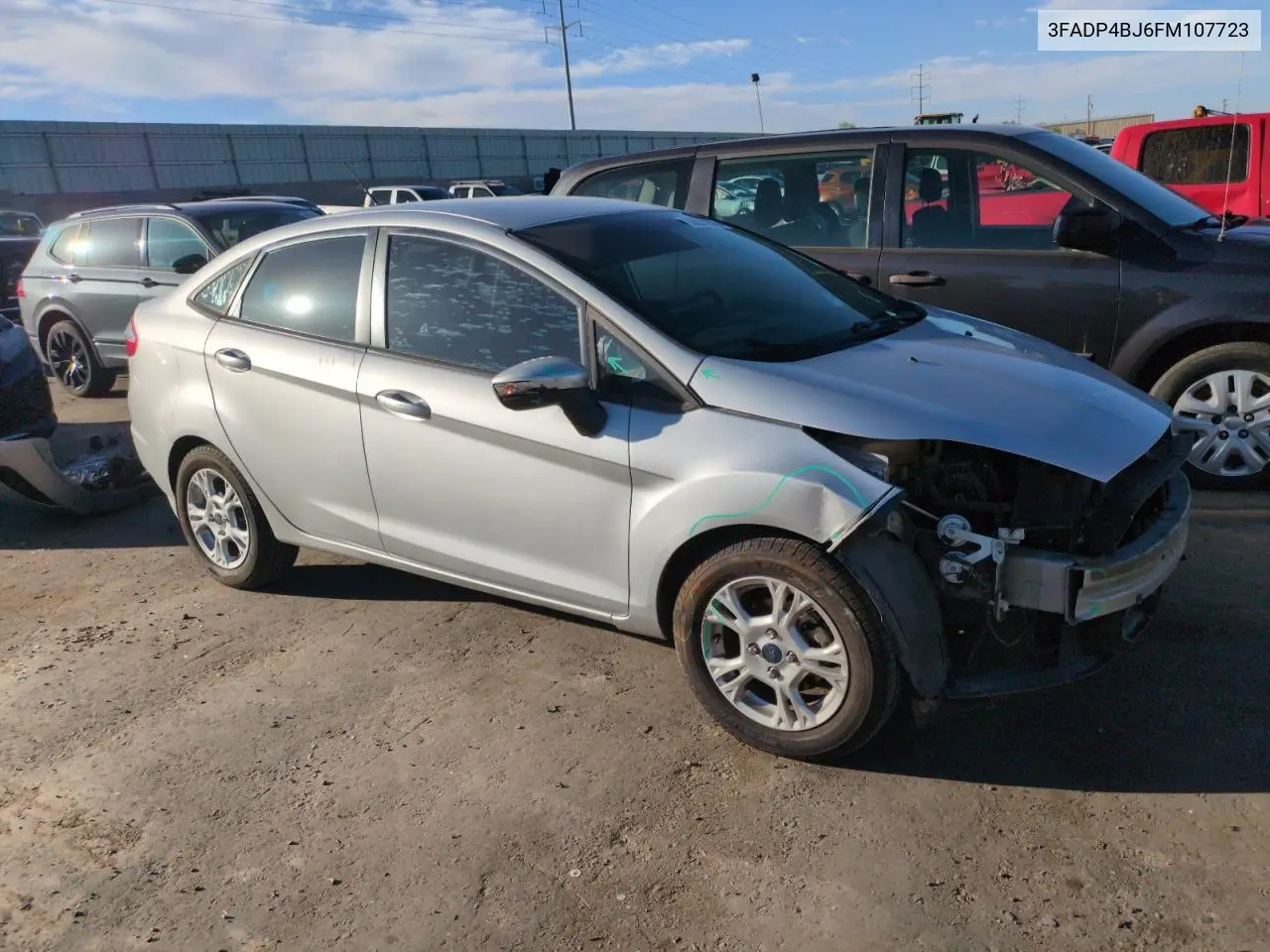 2015 Ford Fiesta Se VIN: 3FADP4BJ6FM107723 Lot: 56938045