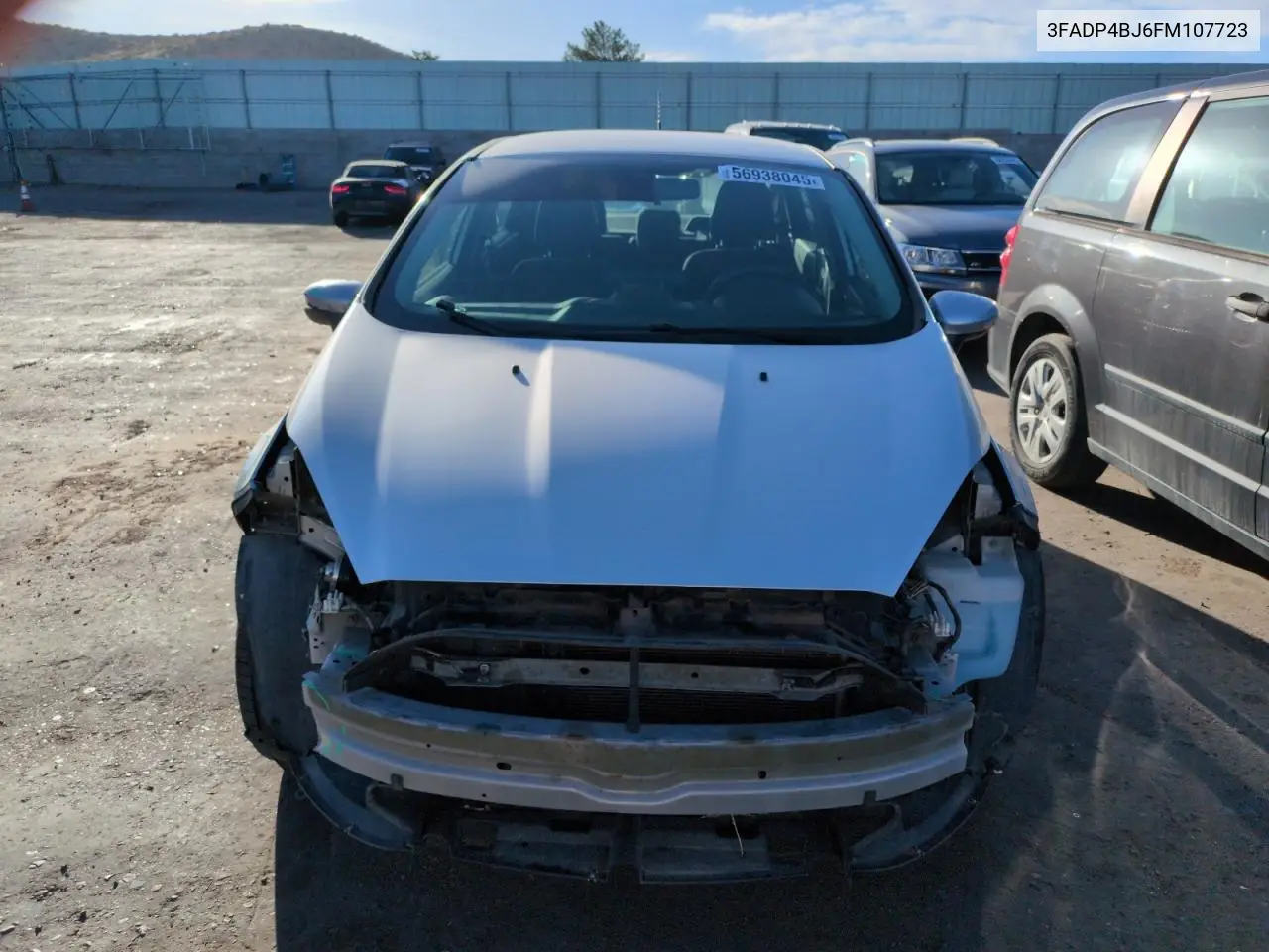 2015 Ford Fiesta Se VIN: 3FADP4BJ6FM107723 Lot: 56938045