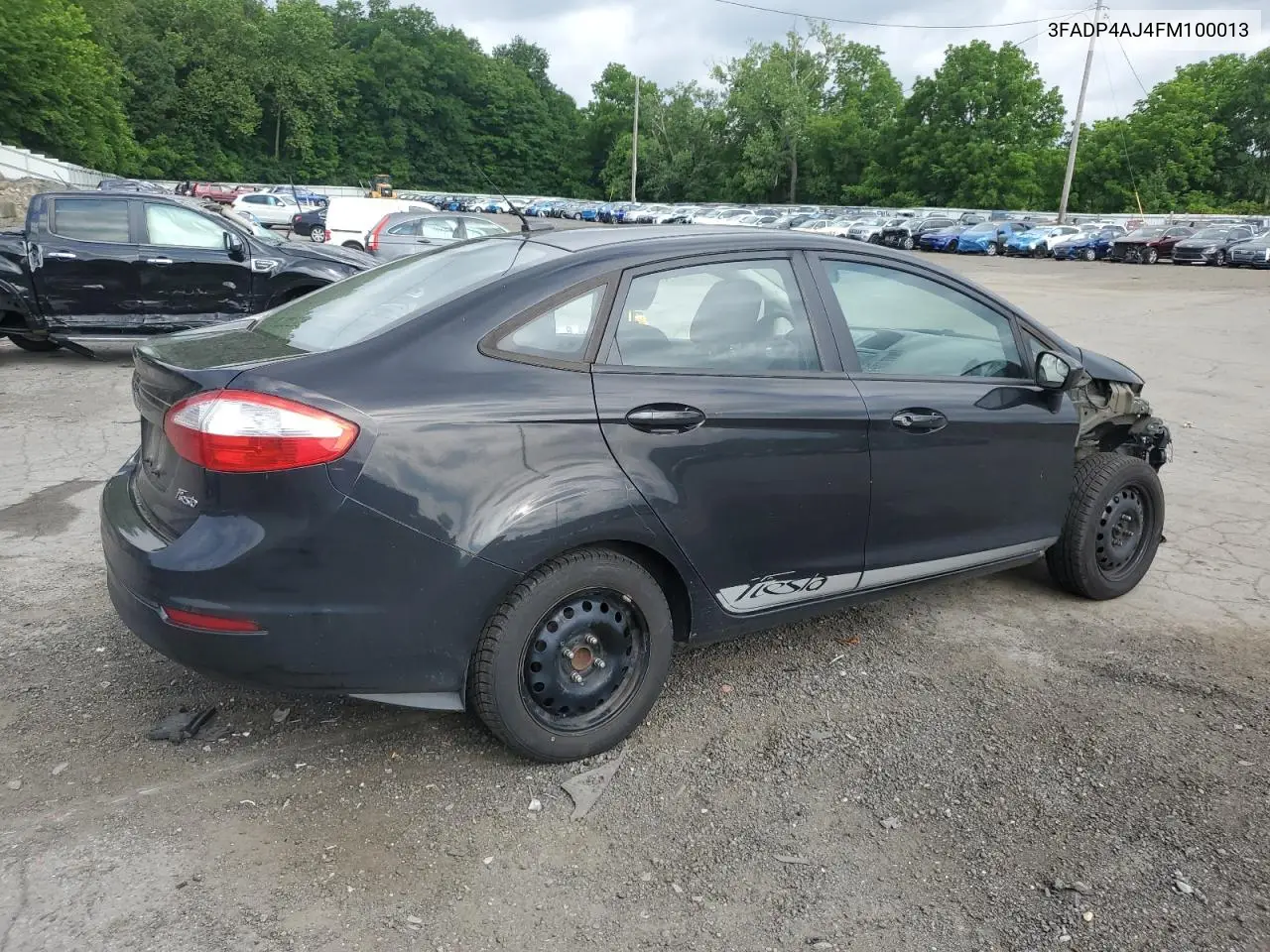 2015 Ford Fiesta S VIN: 3FADP4AJ4FM100013 Lot: 61963075