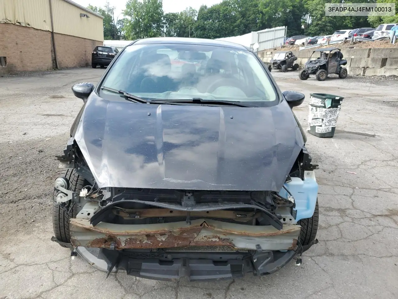 2015 Ford Fiesta S VIN: 3FADP4AJ4FM100013 Lot: 61963075