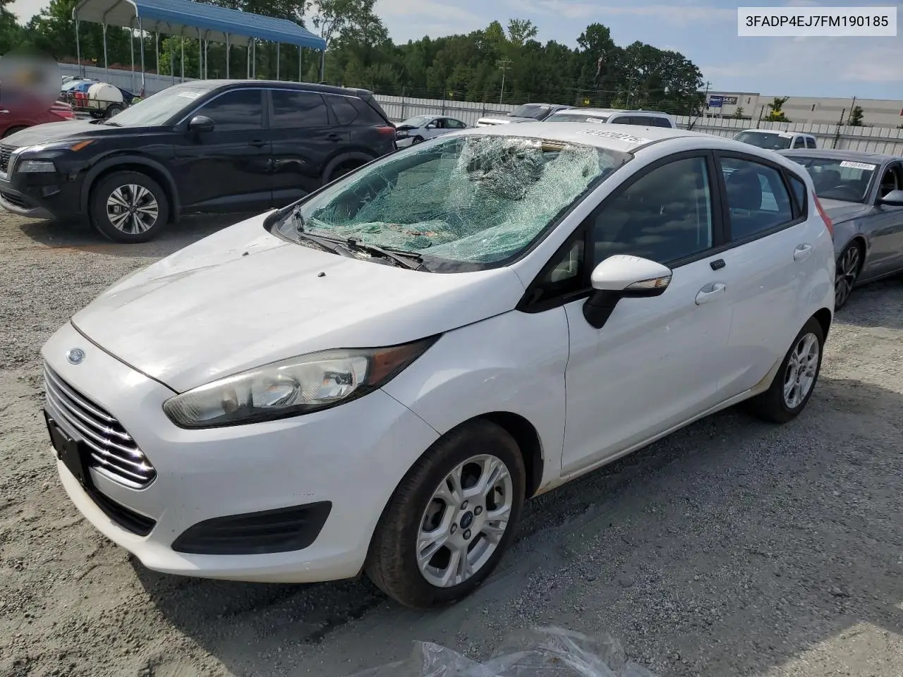 2015 Ford Fiesta Se VIN: 3FADP4EJ7FM190185 Lot: 61970275