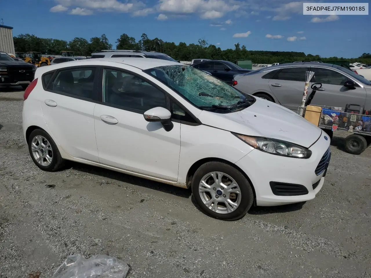 2015 Ford Fiesta Se VIN: 3FADP4EJ7FM190185 Lot: 61970275
