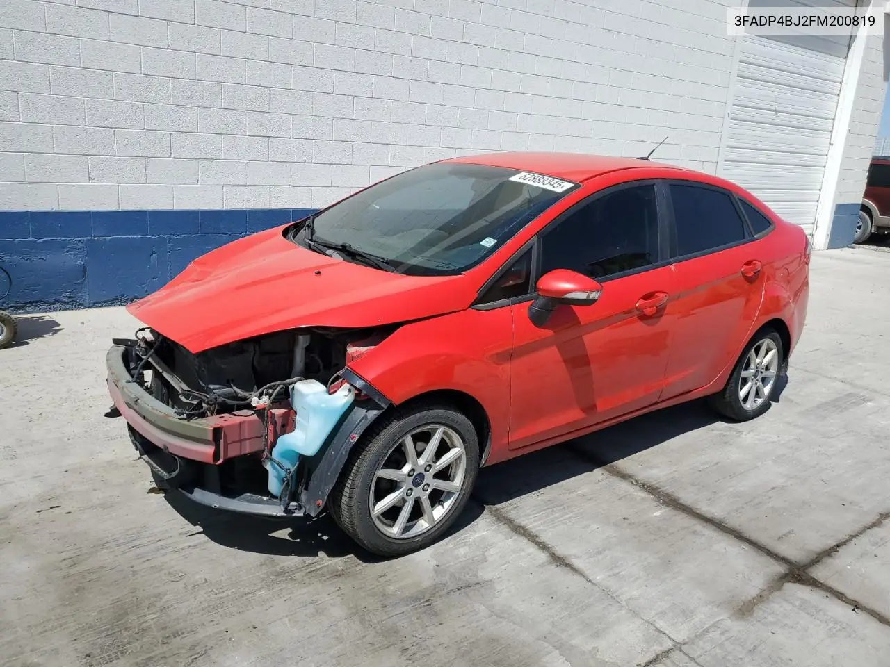 2015 Ford Fiesta Se VIN: 3FADP4BJ2FM200819 Lot: 62888345