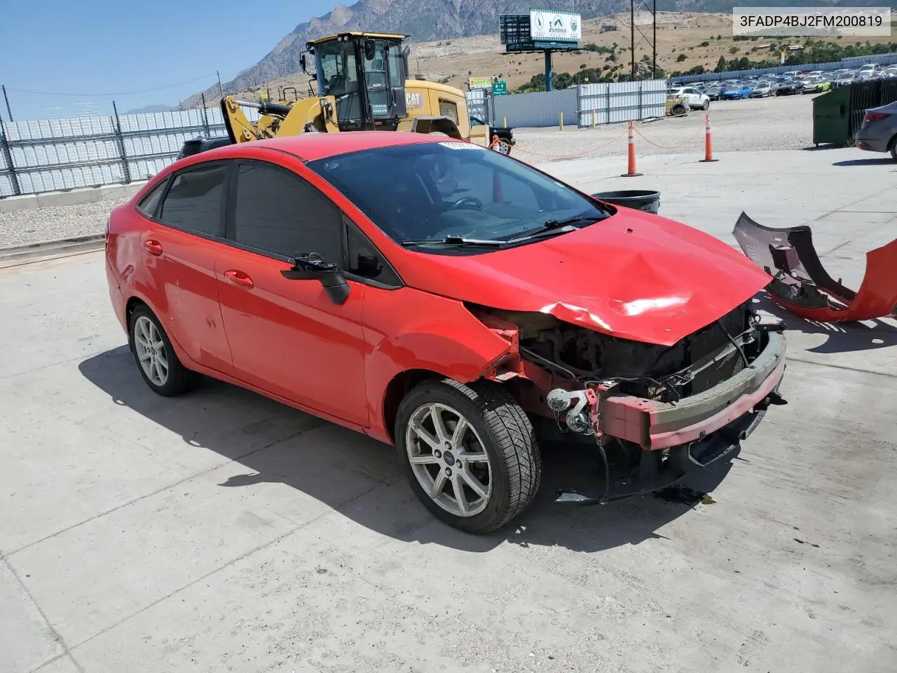 2015 Ford Fiesta Se VIN: 3FADP4BJ2FM200819 Lot: 62888345