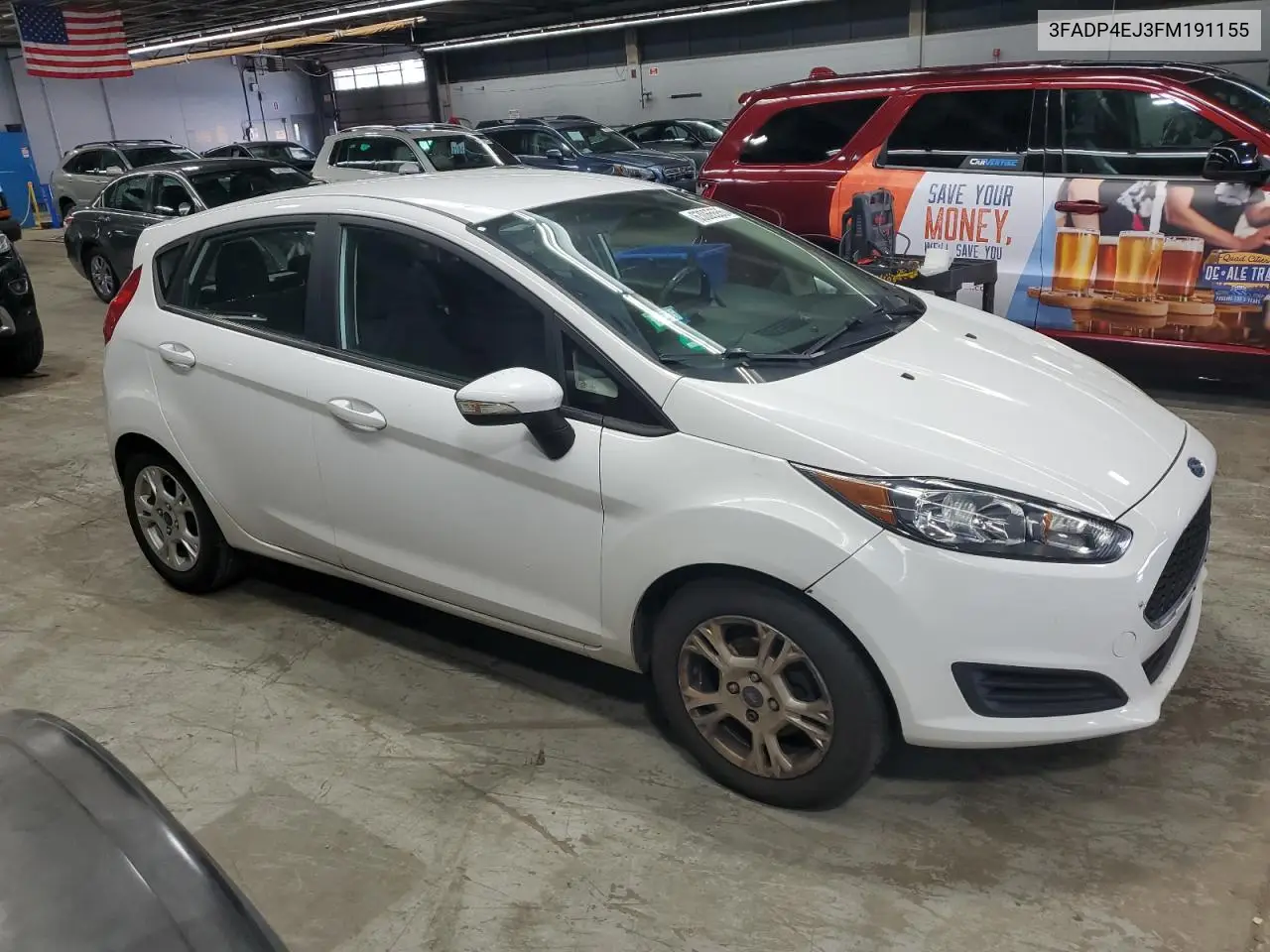 2015 Ford Fiesta Se VIN: 3FADP4EJ3FM191155 Lot: 63065555