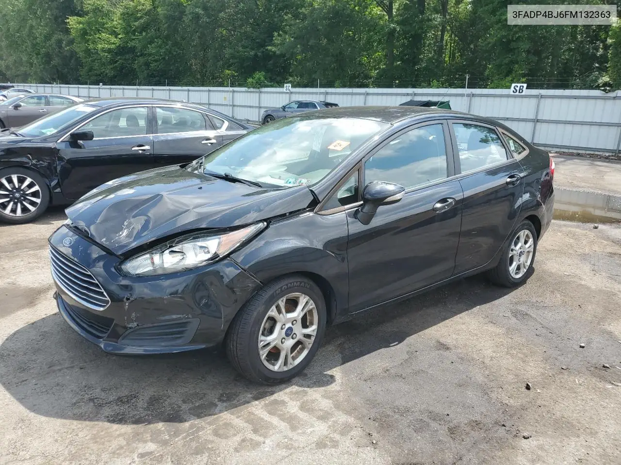 2015 Ford Fiesta Se VIN: 3FADP4BJ6FM132363 Lot: 63262355