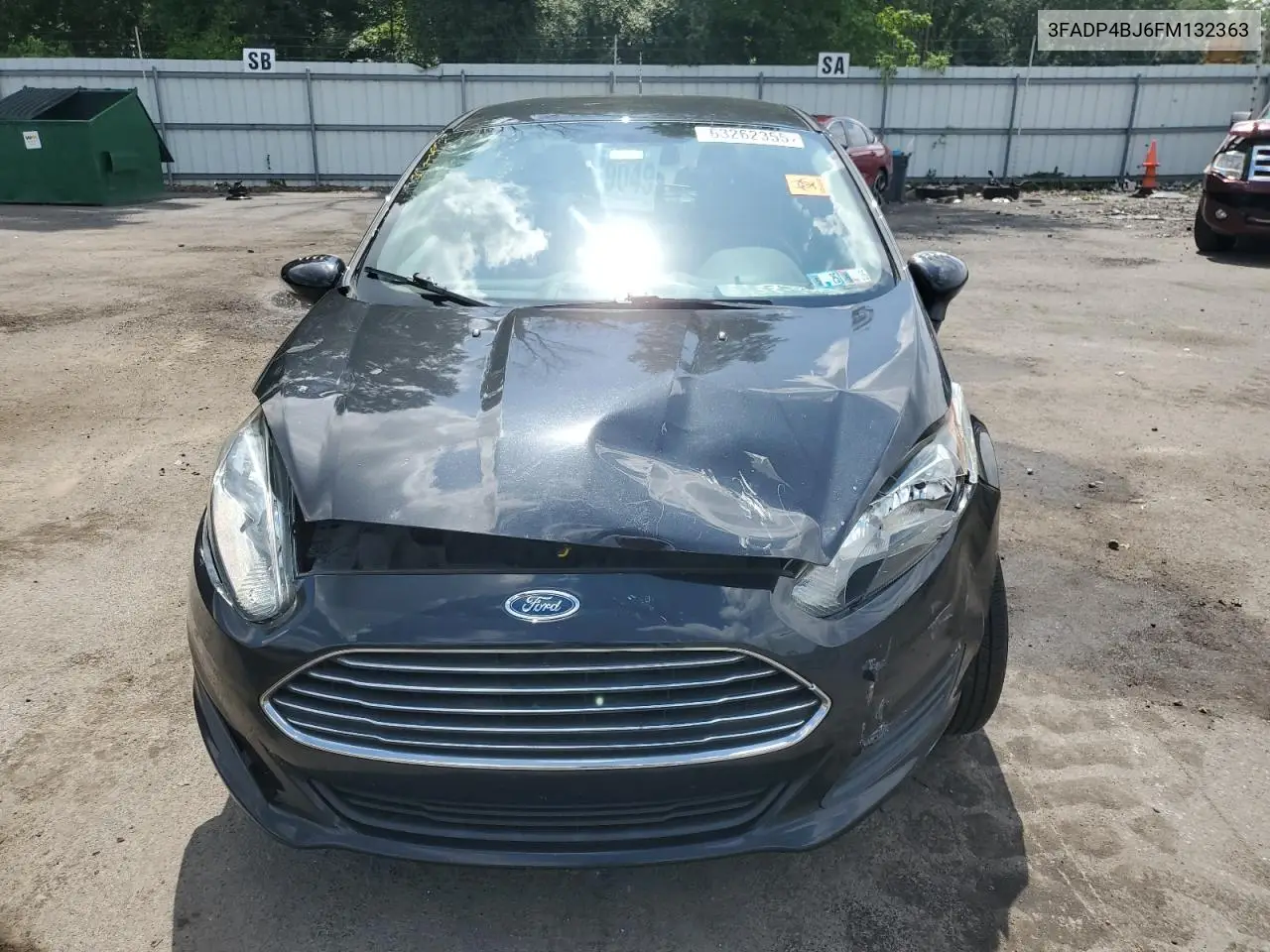 2015 Ford Fiesta Se VIN: 3FADP4BJ6FM132363 Lot: 63262355