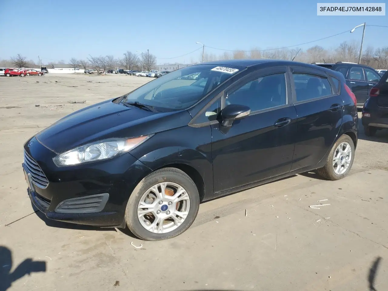 2016 Ford Fiesta Se VIN: 3FADP4EJ7GM142848 Lot: 48470455
