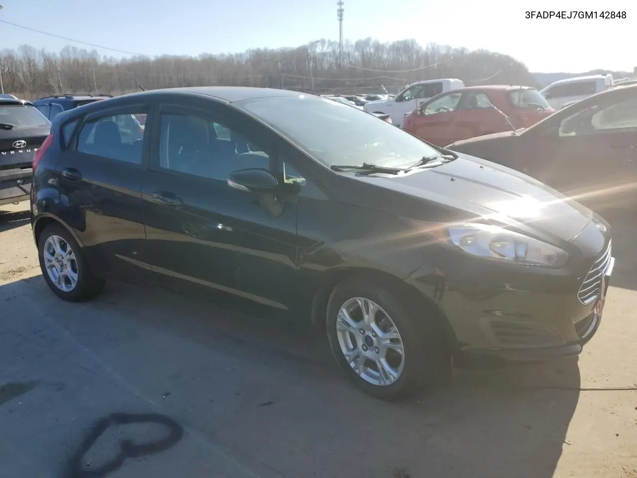 2016 Ford Fiesta Se VIN: 3FADP4EJ7GM142848 Lot: 48470455