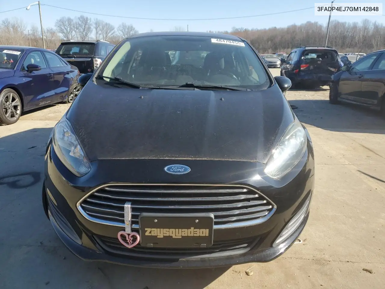 2016 Ford Fiesta Se VIN: 3FADP4EJ7GM142848 Lot: 48470455