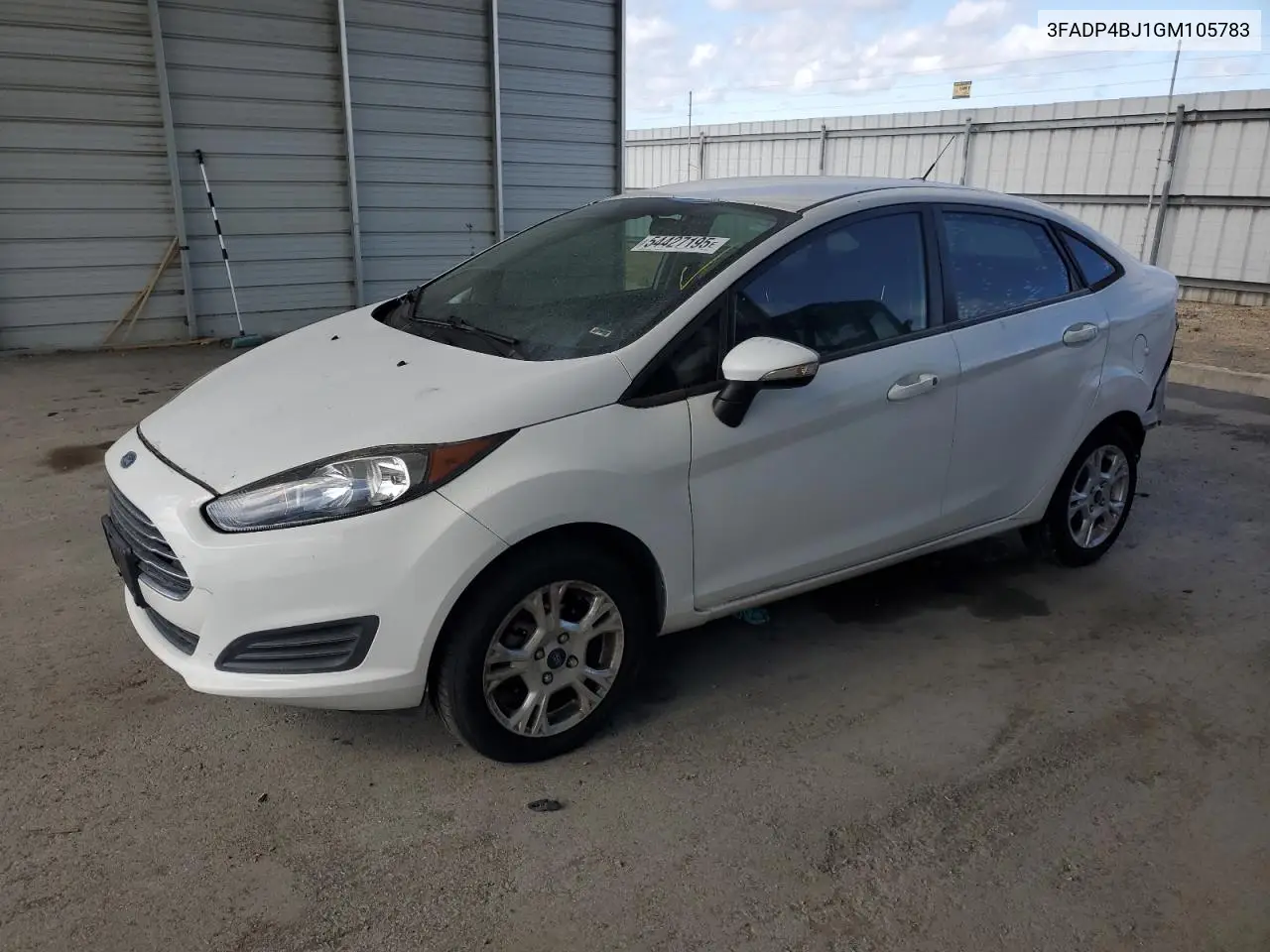 2016 Ford Fiesta Se VIN: 3FADP4BJ1GM105783 Lot: 54427195