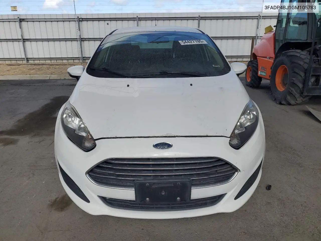 2016 Ford Fiesta Se VIN: 3FADP4BJ1GM105783 Lot: 54427195