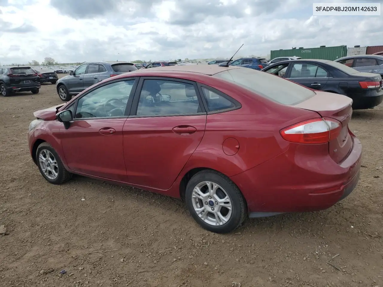 2016 Ford Fiesta Se VIN: 3FADP4BJ2GM142633 Lot: 55578185