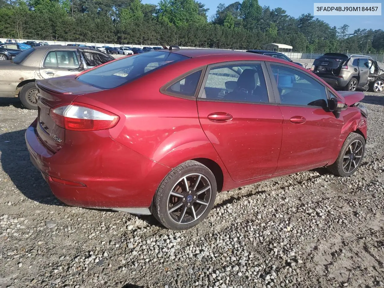 2016 Ford Fiesta Se VIN: 3FADP4BJ9GM184457 Lot: 56514985