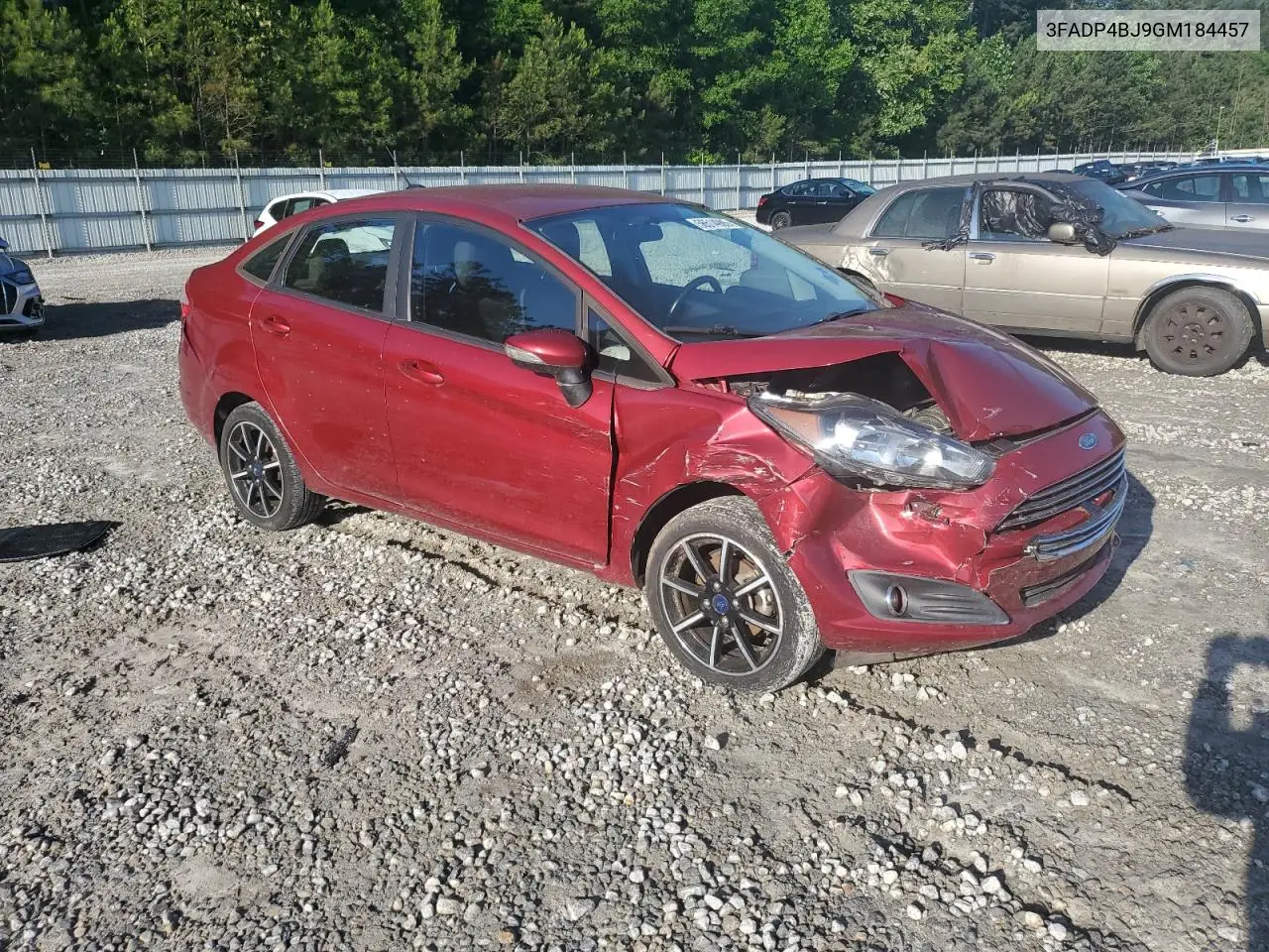 2016 Ford Fiesta Se VIN: 3FADP4BJ9GM184457 Lot: 56514985