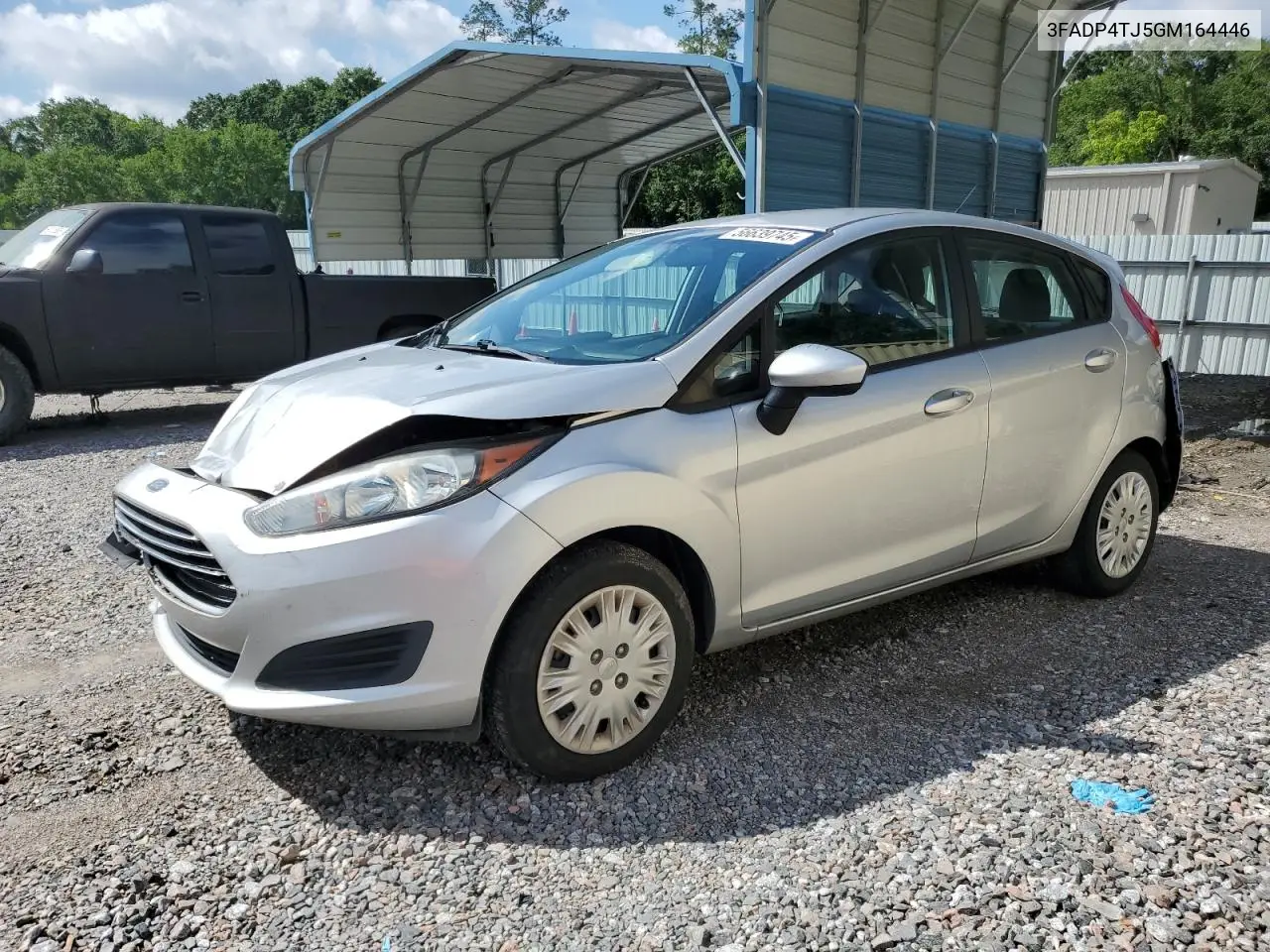 2016 Ford Fiesta S VIN: 3FADP4TJ5GM164446 Lot: 56639745