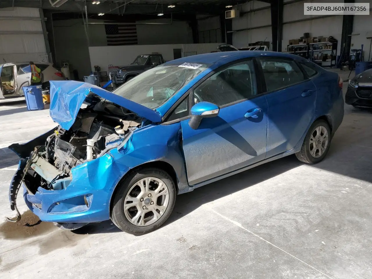 2016 Ford Fiesta Se VIN: 3FADP4BJ6GM167356 Lot: 56709445