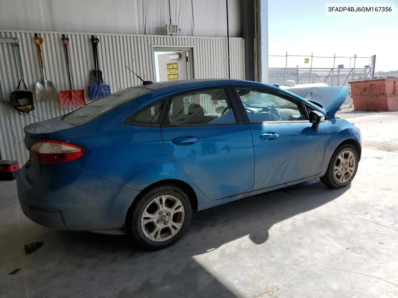 2016 Ford Fiesta Se VIN: 3FADP4BJ6GM167356 Lot: 56709445
