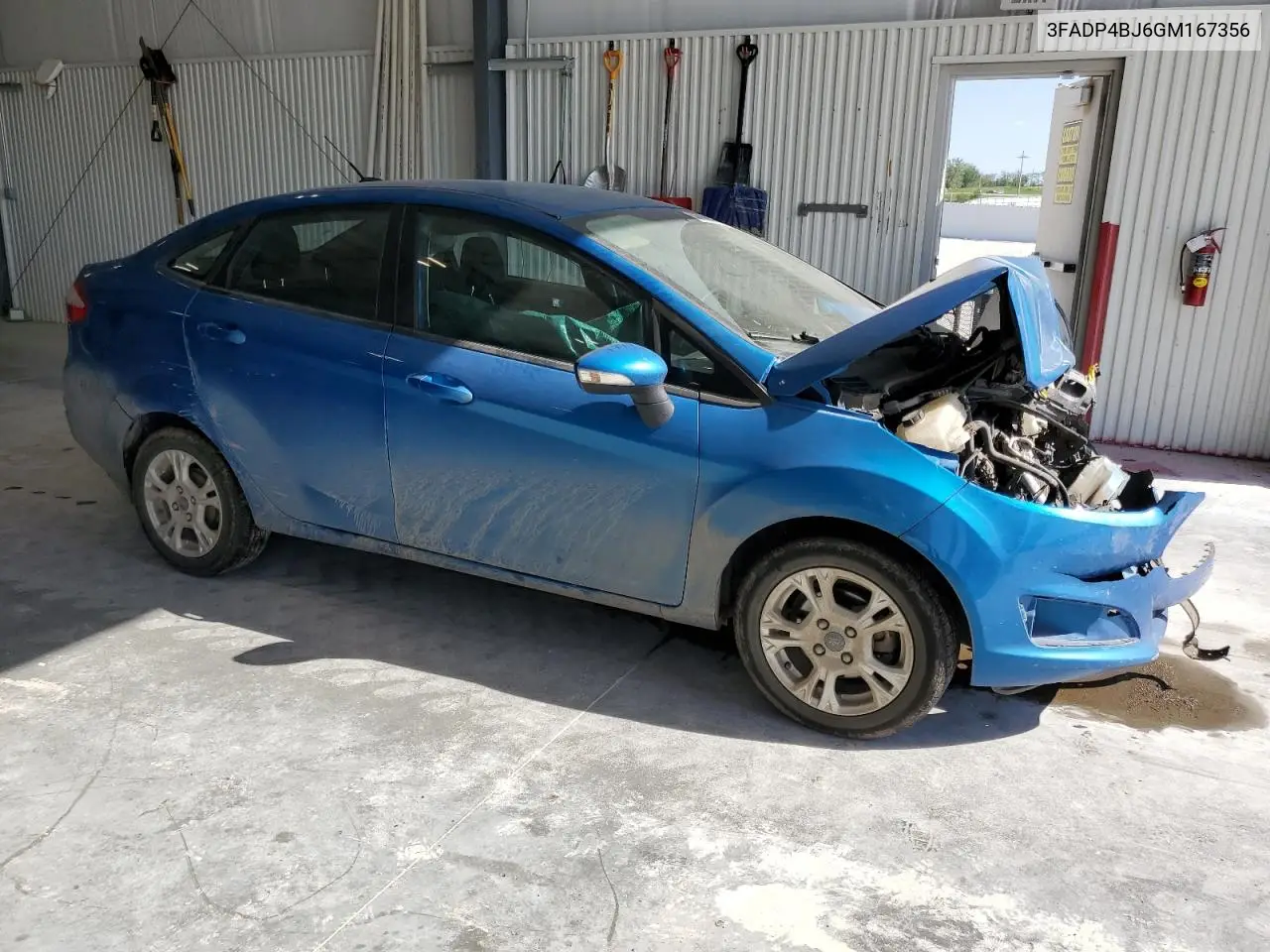 2016 Ford Fiesta Se VIN: 3FADP4BJ6GM167356 Lot: 56709445