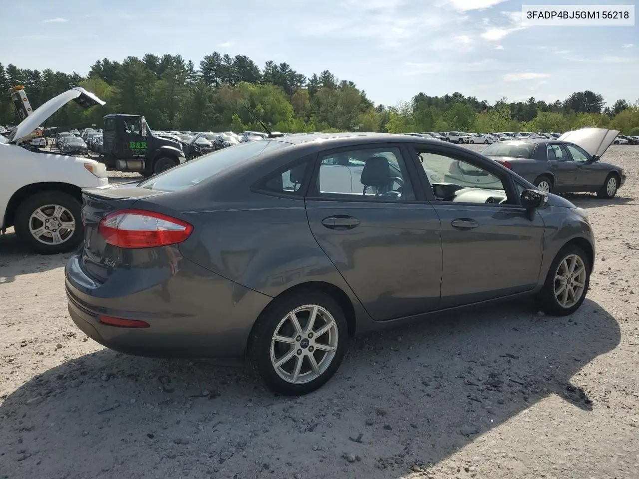 2016 Ford Fiesta Se VIN: 3FADP4BJ5GM156218 Lot: 56713795