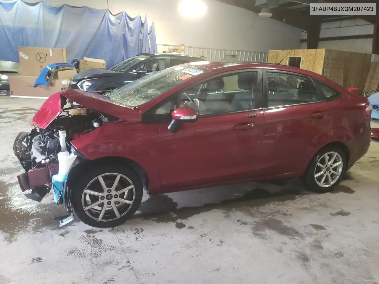 2016 Ford Fiesta Se VIN: 3FADP4BJXGM207423 Lot: 56833185
