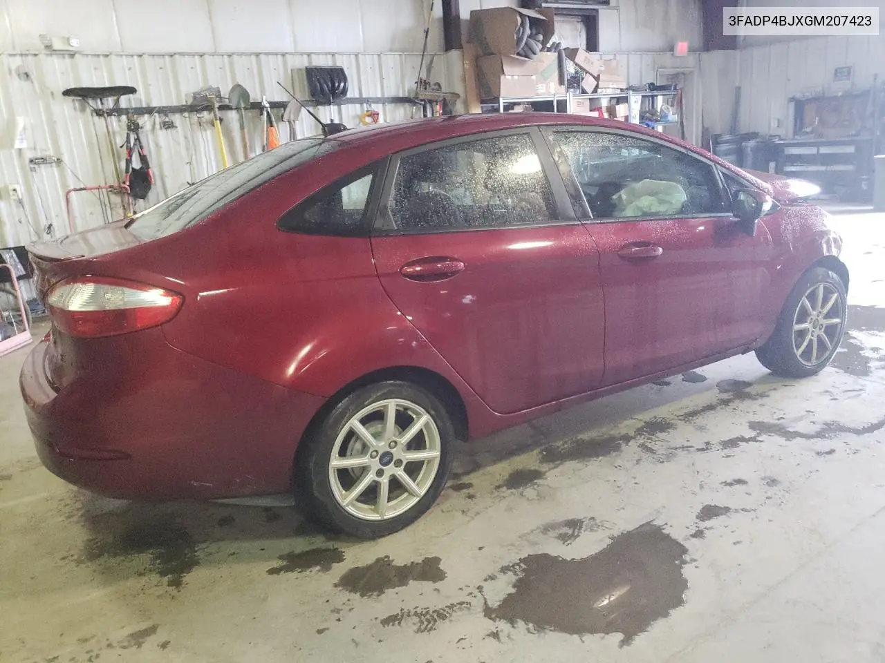 2016 Ford Fiesta Se VIN: 3FADP4BJXGM207423 Lot: 56833185