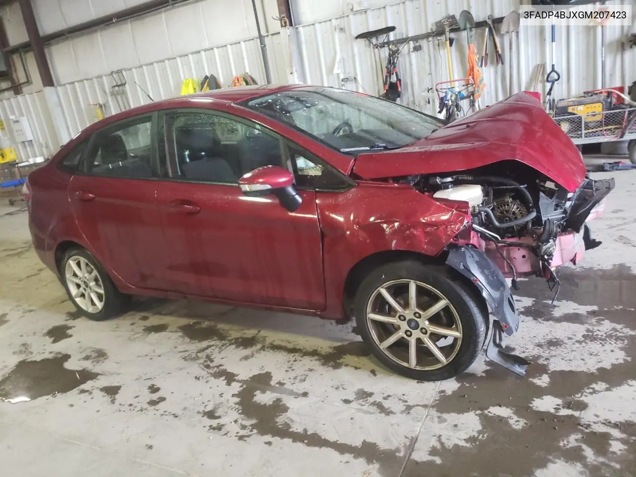 2016 Ford Fiesta Se VIN: 3FADP4BJXGM207423 Lot: 56833185