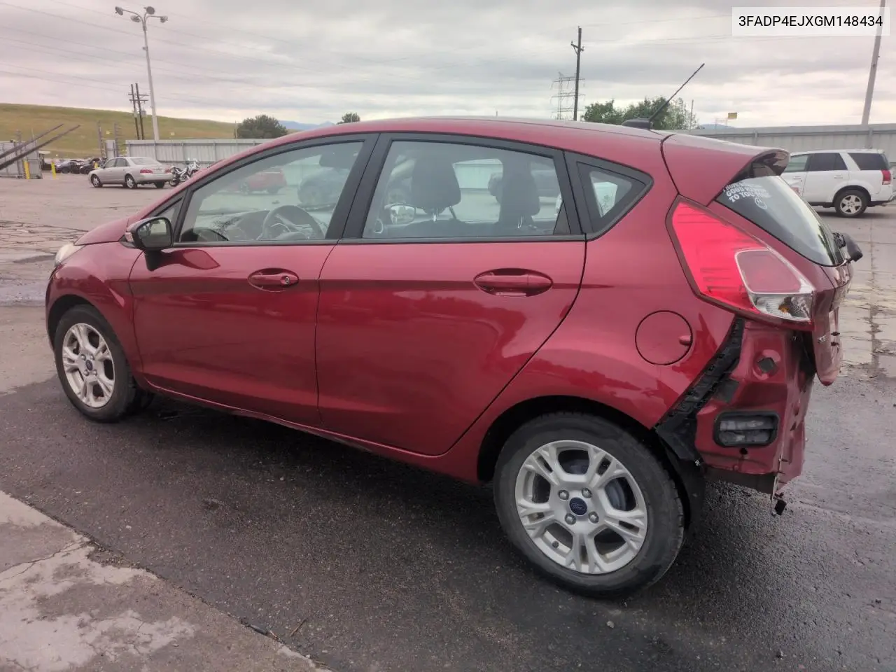 2016 Ford Fiesta Se VIN: 3FADP4EJXGM148434 Lot: 62573405