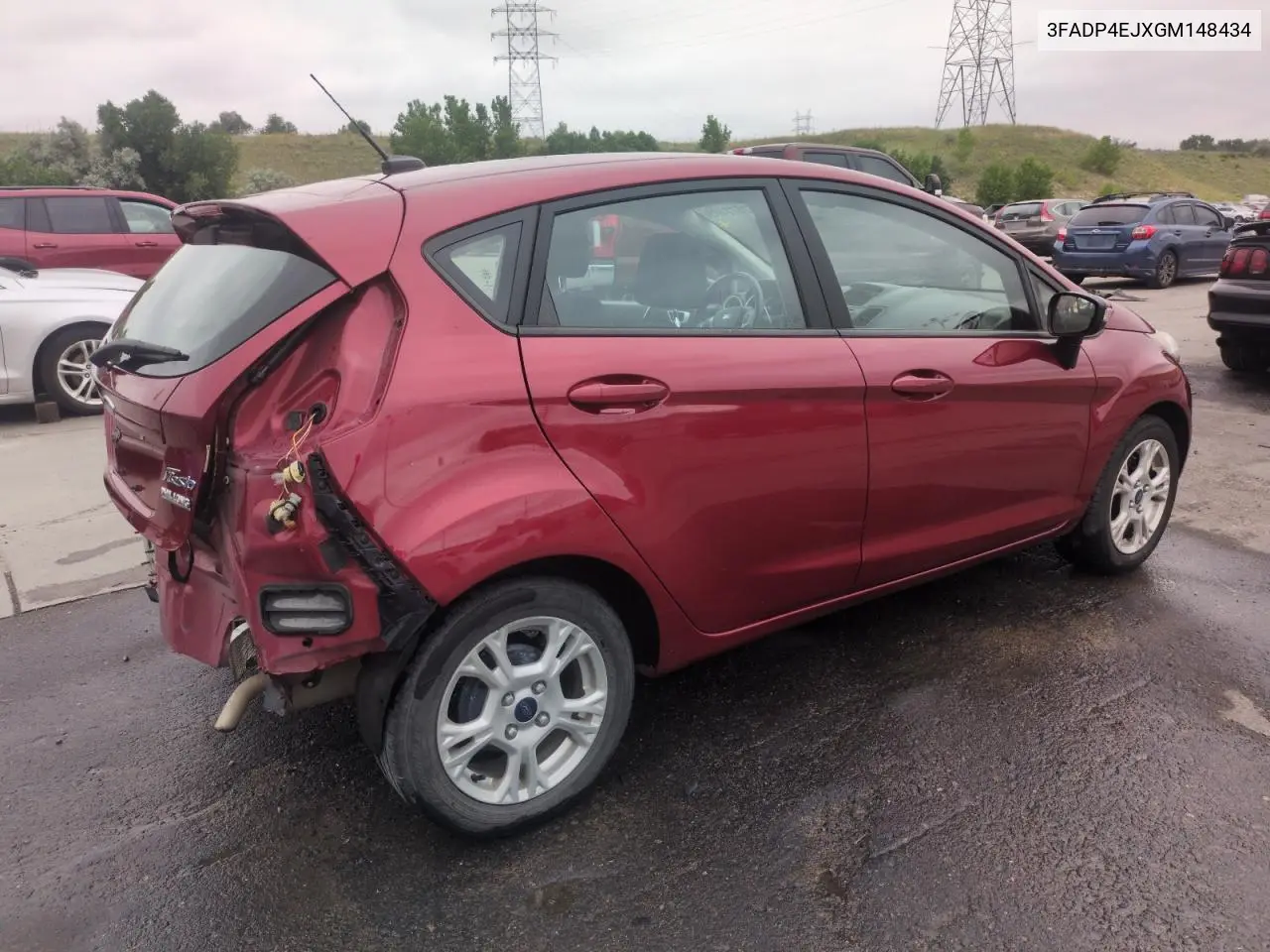 2016 Ford Fiesta Se VIN: 3FADP4EJXGM148434 Lot: 62573405