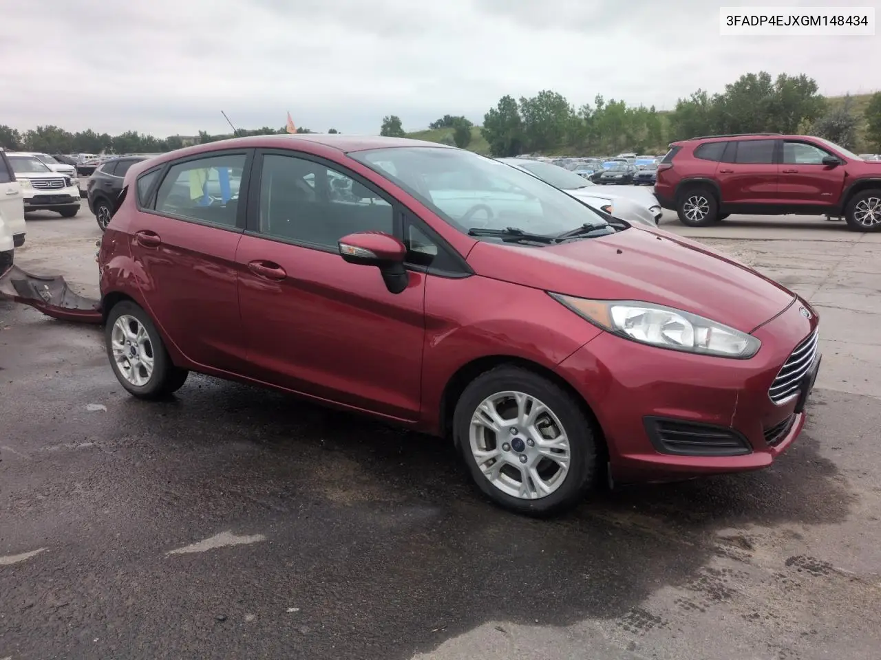 2016 Ford Fiesta Se VIN: 3FADP4EJXGM148434 Lot: 62573405