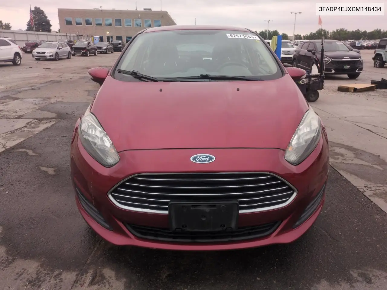 2016 Ford Fiesta Se VIN: 3FADP4EJXGM148434 Lot: 62573405
