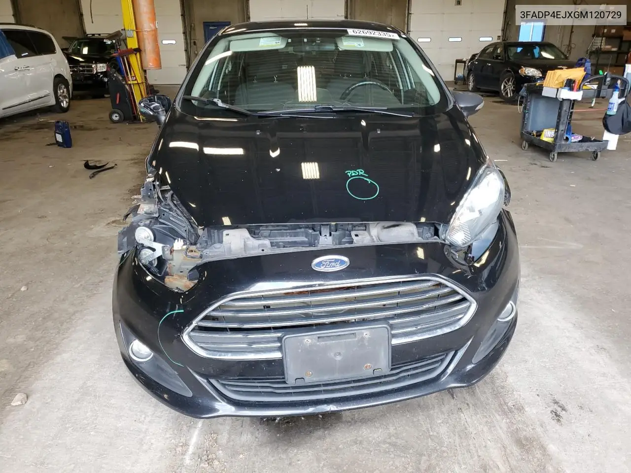 2016 Ford Fiesta Se VIN: 3FADP4EJXGM120729 Lot: 62692335