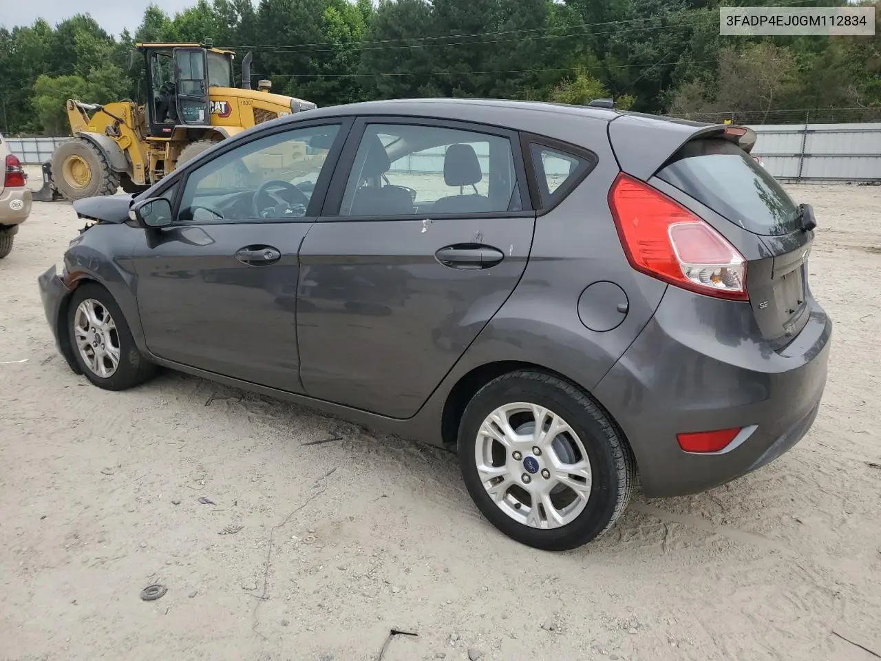 2016 Ford Fiesta Se VIN: 3FADP4EJ0GM112834 Lot: 62815915