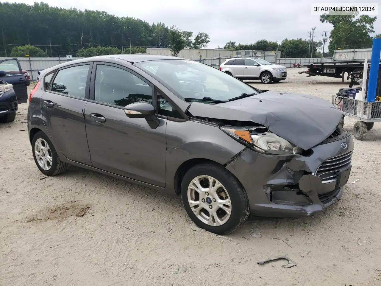 2016 Ford Fiesta Se VIN: 3FADP4EJ0GM112834 Lot: 62815915
