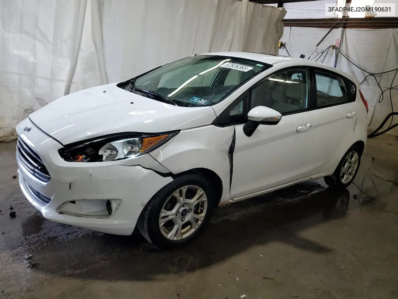 2016 Ford Fiesta Se VIN: 3FADP4EJ2GM190631 Lot: 62826365