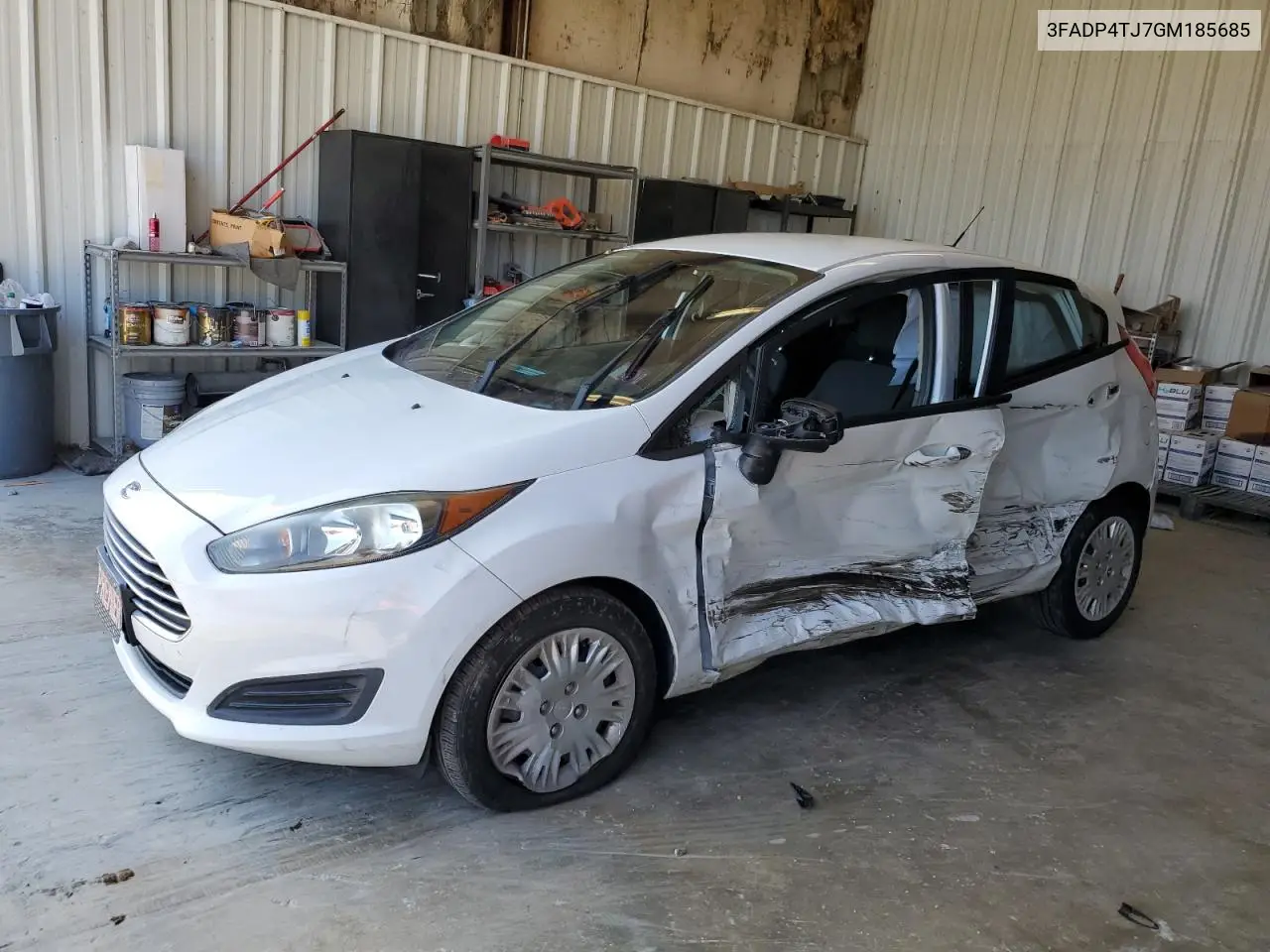 2016 Ford Fiesta S VIN: 3FADP4TJ7GM185685 Lot: 62880115