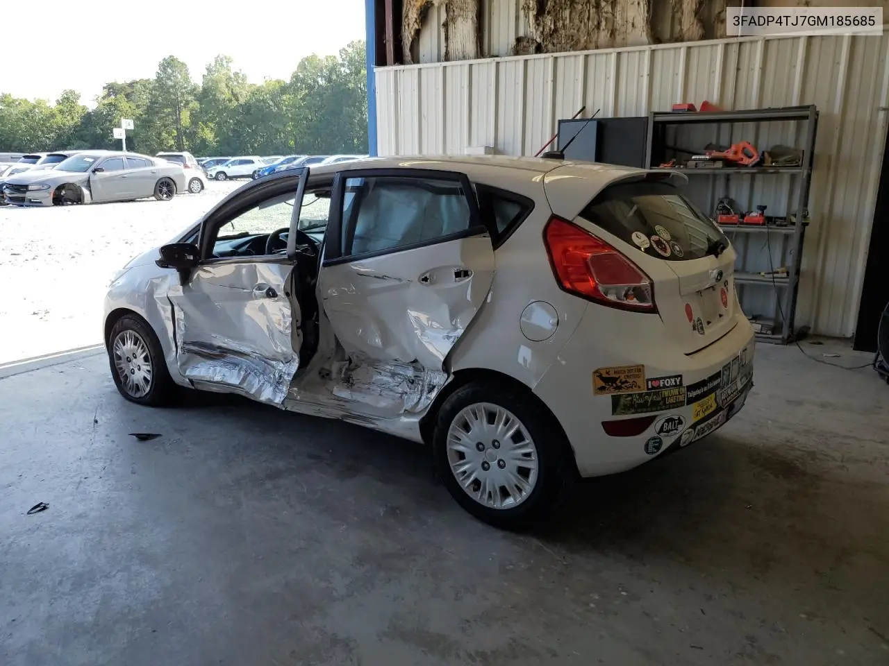 2016 Ford Fiesta S VIN: 3FADP4TJ7GM185685 Lot: 62880115