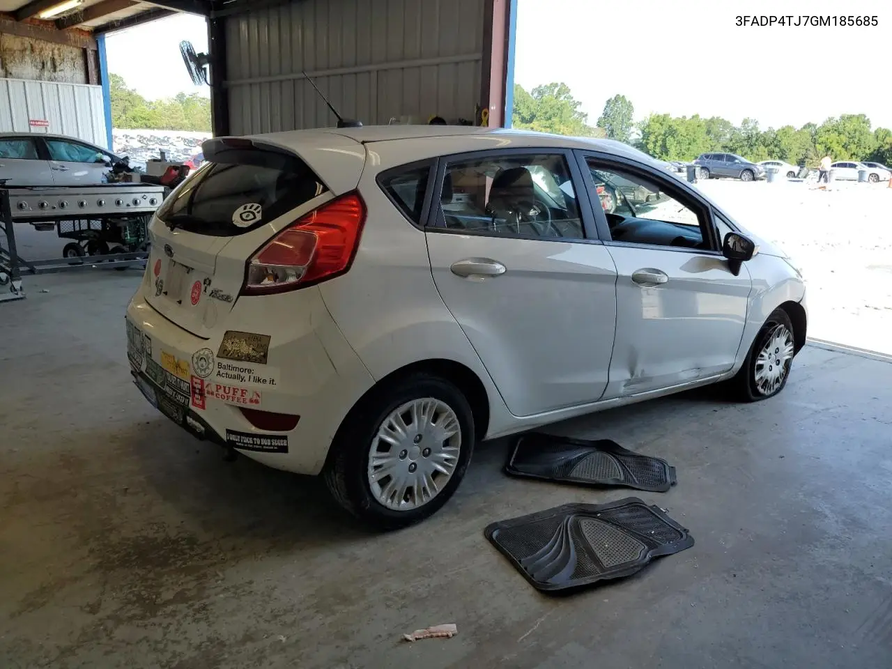2016 Ford Fiesta S VIN: 3FADP4TJ7GM185685 Lot: 62880115