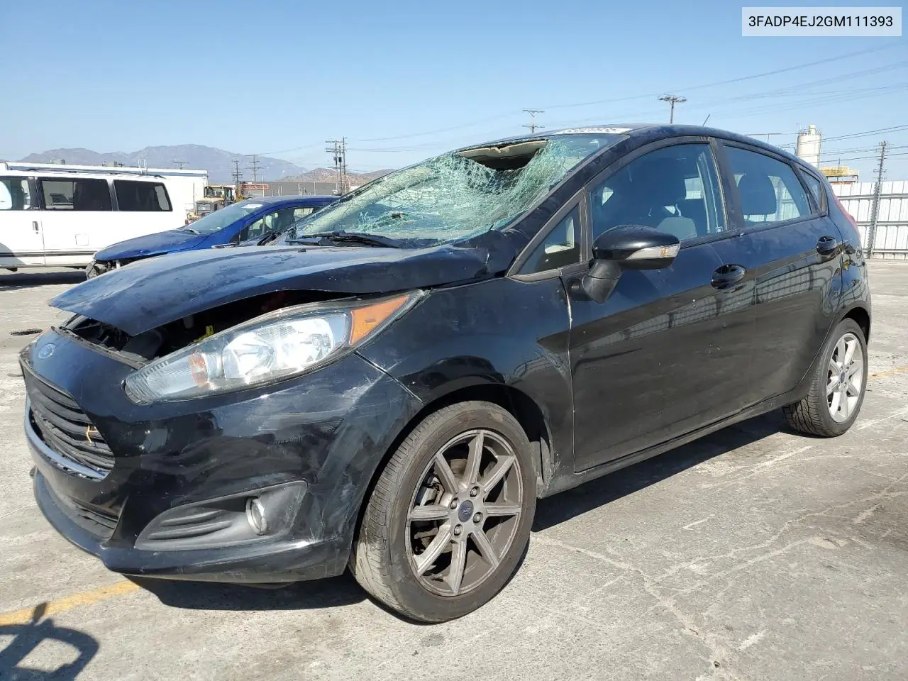 2016 Ford Fiesta Se VIN: 3FADP4EJ2GM111393 Lot: 63020935